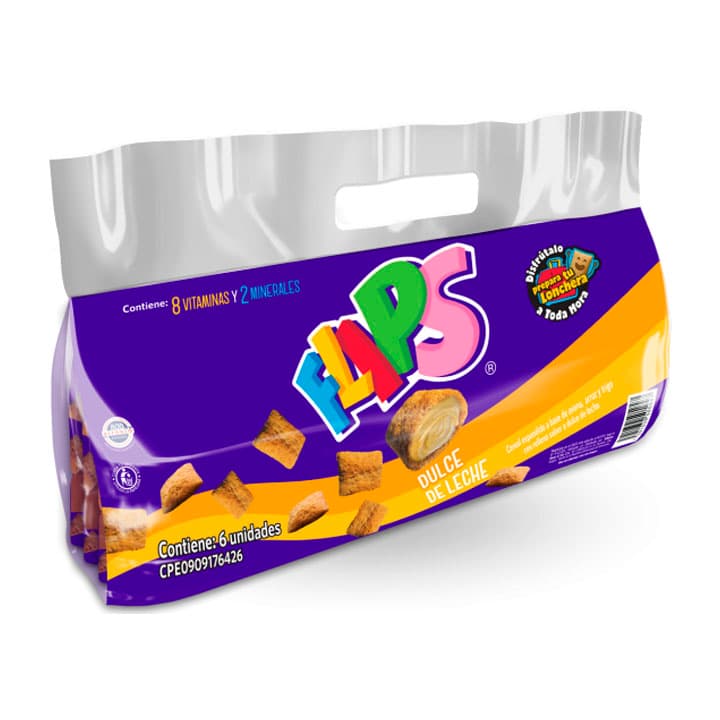 FLIPS DULCE DE LECHE 6X28g - 1