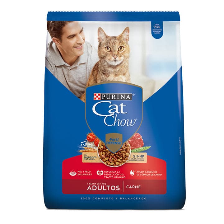 CAT CHOW ADULTO CARNE PREBIOTICO 1.5Kg - 1