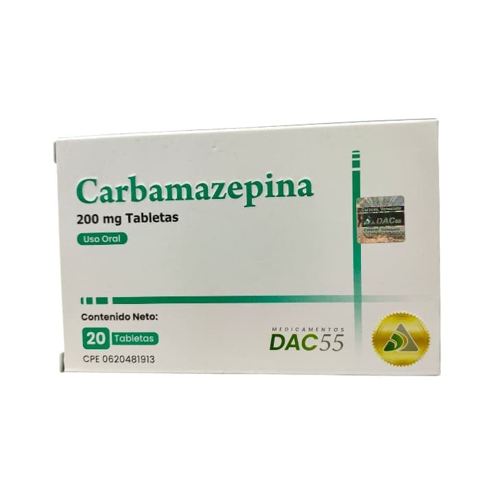CARBAMAZEPINA 20tabX200mg DAC55 - 1