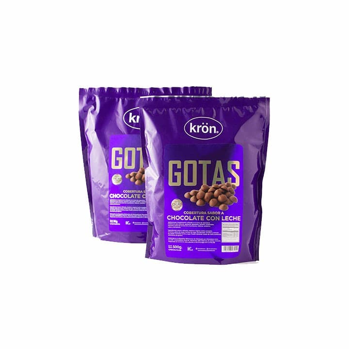 KRON GOTAS CHOCOLATE LECHE  250g - 1