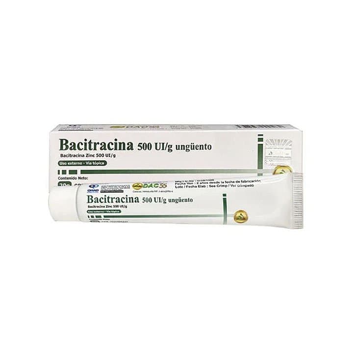 BACITRACINA ZINC  500UI/g 20g DAC55