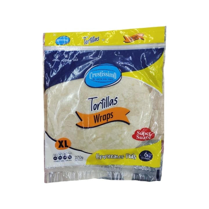 CRUSTISSIMO TORTILLA BLANCA XL 270g - 1