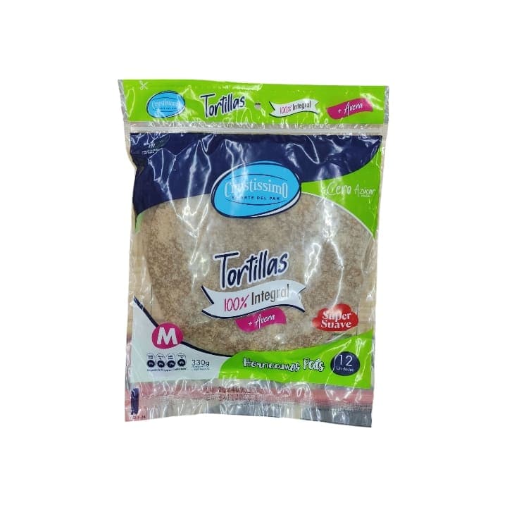 CRUSTISSIMO TORTILLA INTEGRAL 330g - 1