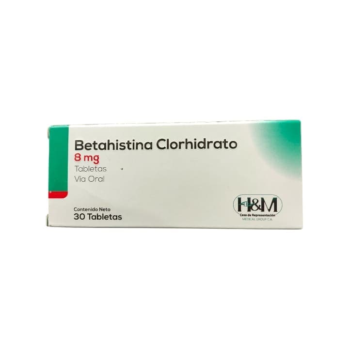 BETAHISTINA CLORHIRATO 30tabX8mg H&M - 1