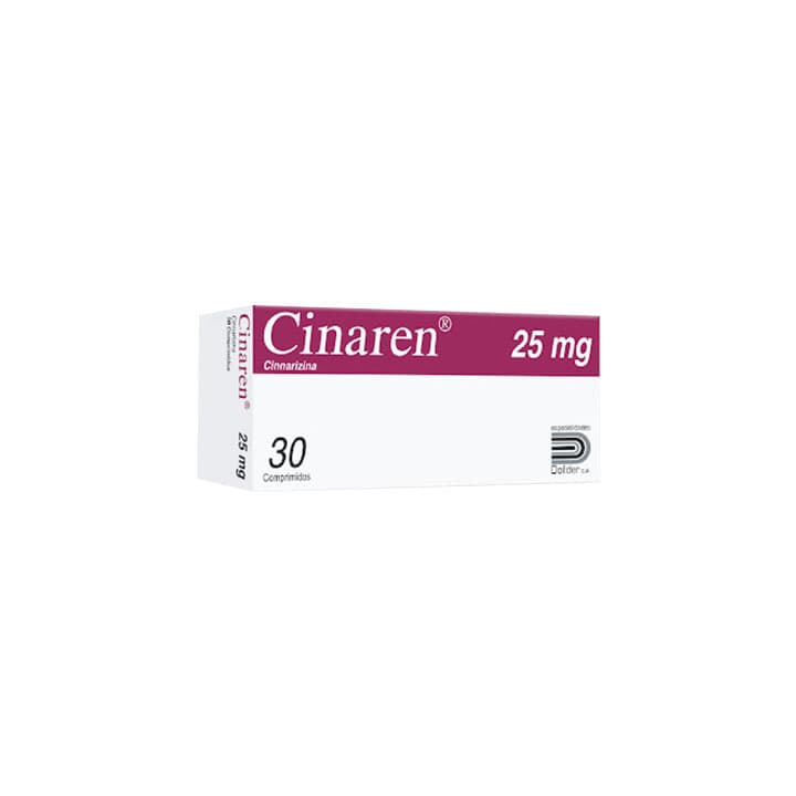 CINAREN 30tabX25mg DOLLDER CINNARIZINA - 1