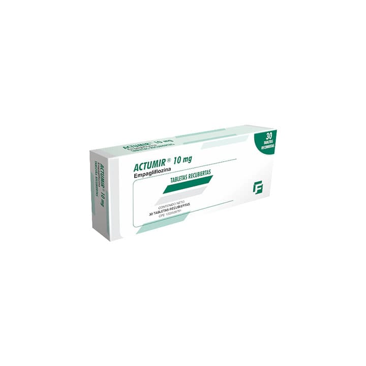 ACTUMIR 30tblX10mg LAB FARMA EMPAGLIFLOZINA - 1