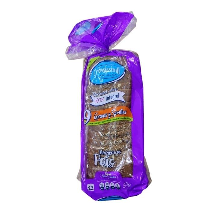CRUSTISSIMO 100% GRANOS Y SEMILLAS 550g - 1