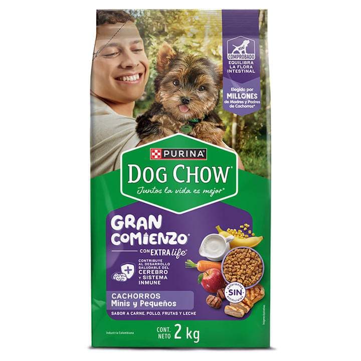 DOG CHOW ADULTO MINIS Y PEQUEÑOS 2Kg