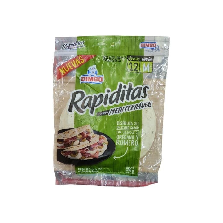 BIMBO TORTILLA MEDITERANEO 330g