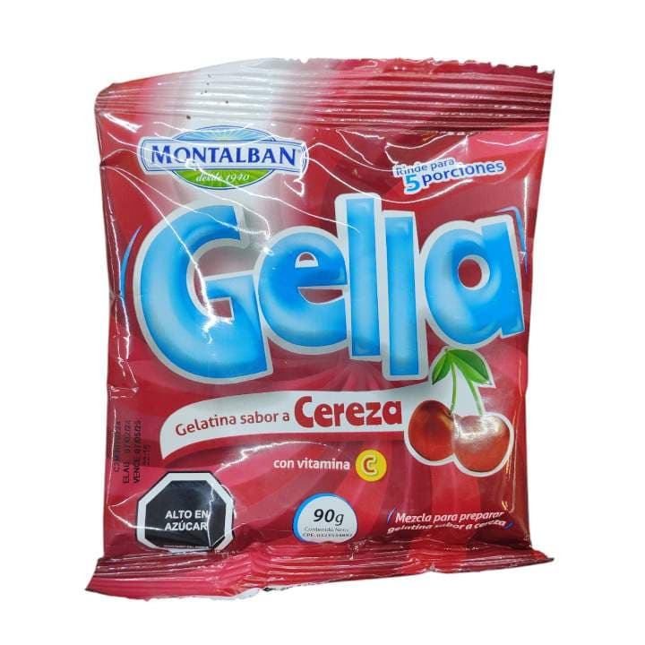 MONTALBAN GELATINA CEREZA 90g