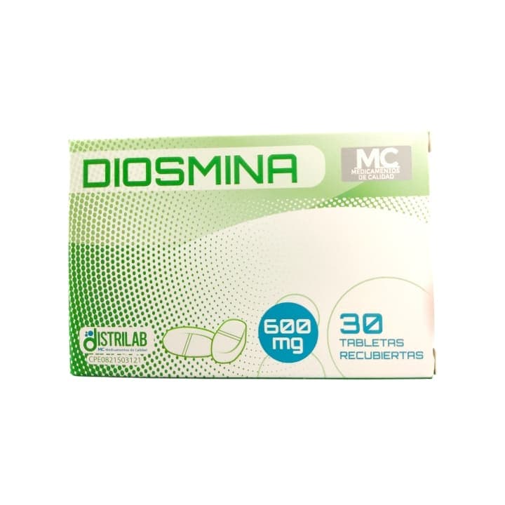 DIOSMINA DISTRILAB 600mg 30comp - 1