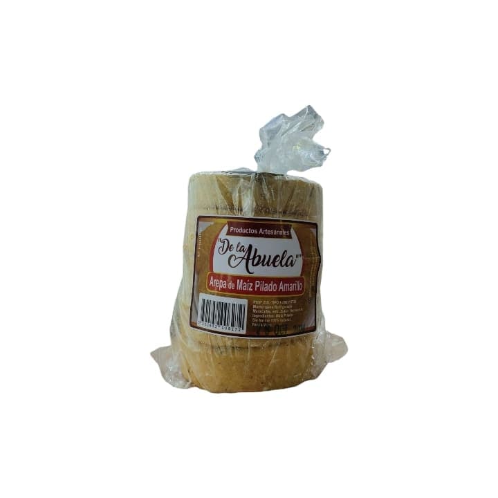 DE LA ABUELA AREPA MAIZ PILAO AMARILLO 5und