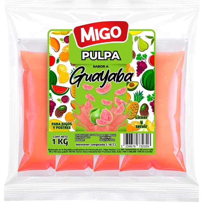 MIGO PULPA GUAYABA 1Kg - 1