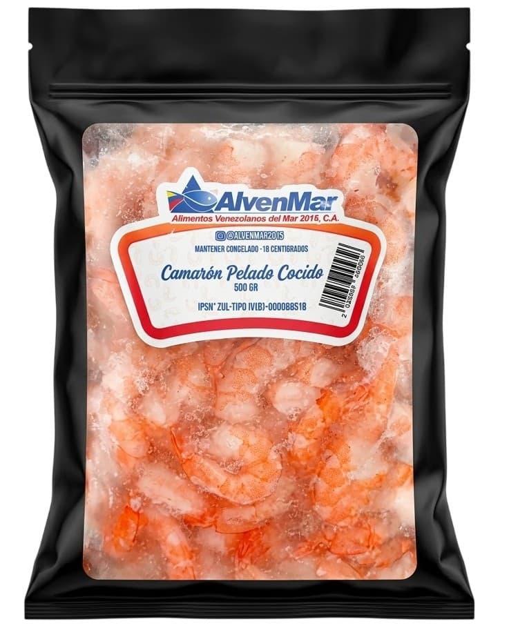 ALVENMAR CAMARON PELADO COCIDO 500g - 1
