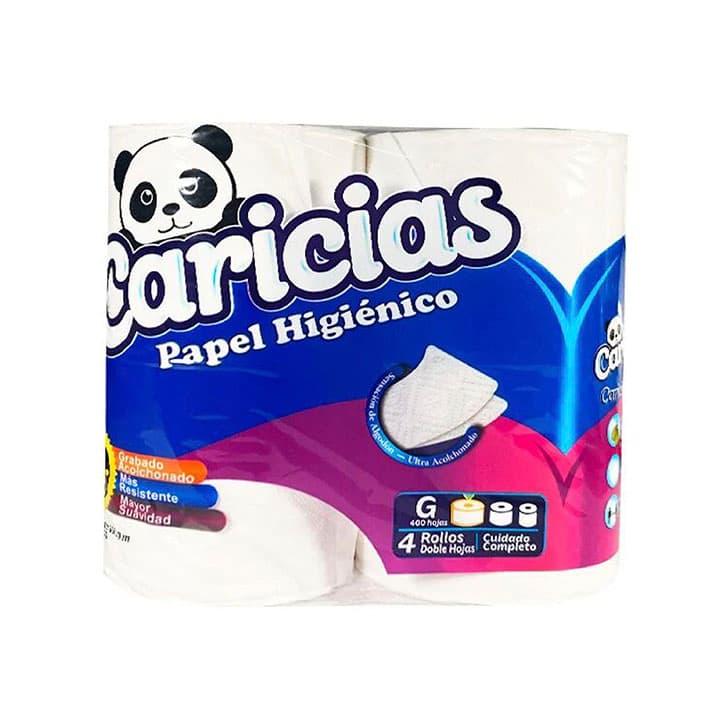 CARICIAS PAPEL SAN 400h 4ROLLOS - 1