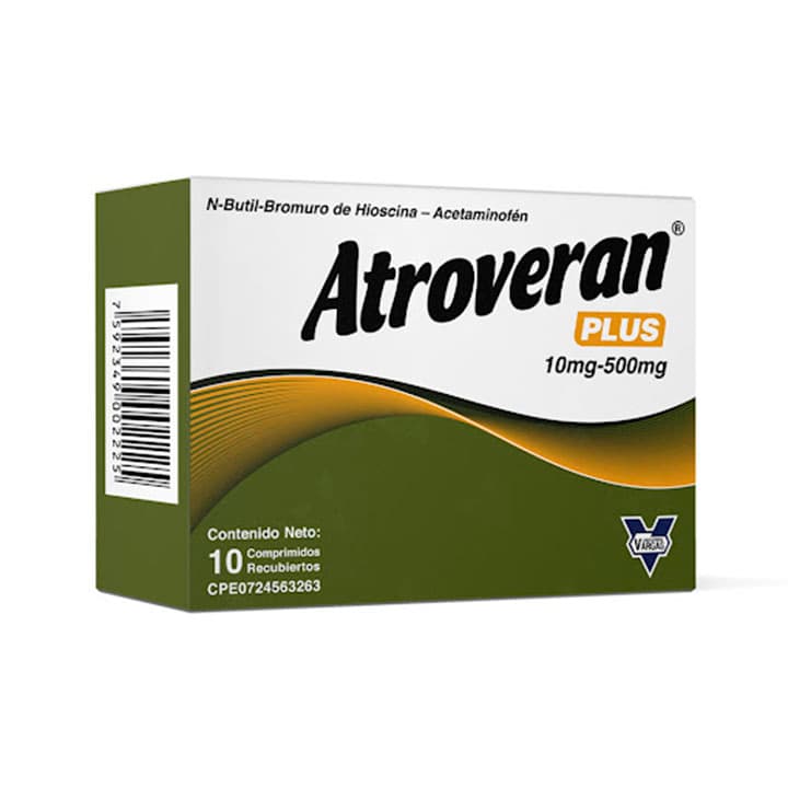 ATROVERAN PLUS 10TABX10mg/500mg VARGAS - 1