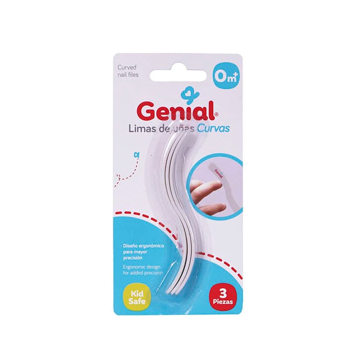 GENIAL LIMA DE UÑAS CURVAS - 1