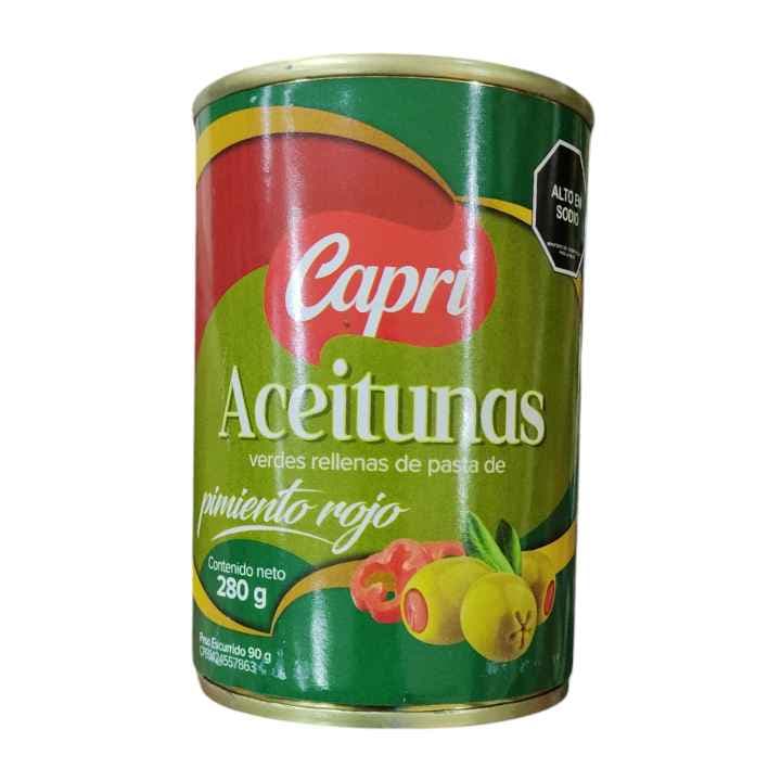 CAPRI ACEITUNA RELLENA CON PIMENTON 300g