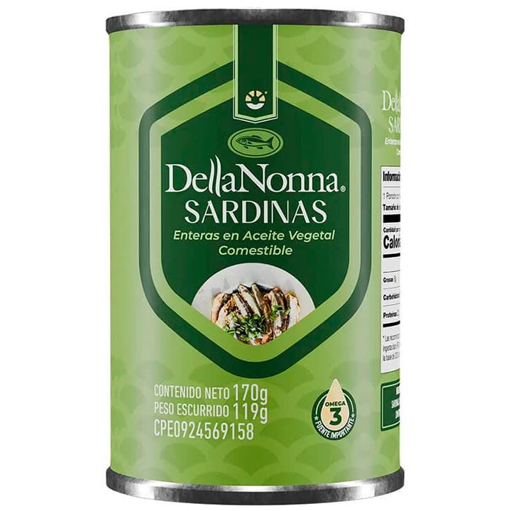 DELLANONNA SARDINA ACEITE VEGETAL 170g - 1