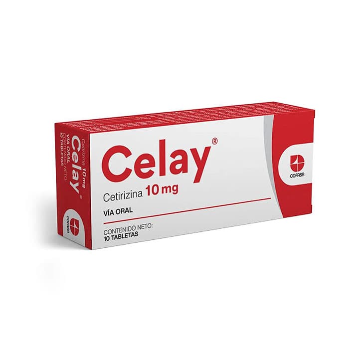 CELAY 10tabX10mg CETIRIZINA COFASA - 1