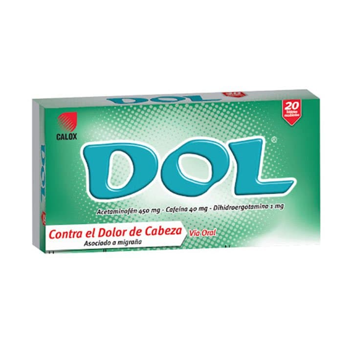 DOL 20tabX450/40mg CALOX ACETA CAFEI DIHIDR