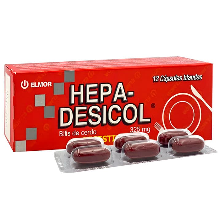 HEPADESICOL ELMOR 12tab - 1