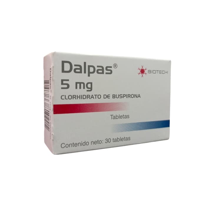 DALPAS 30tabX5mg BIOTECH CLORHI BUSPIRONA - 1