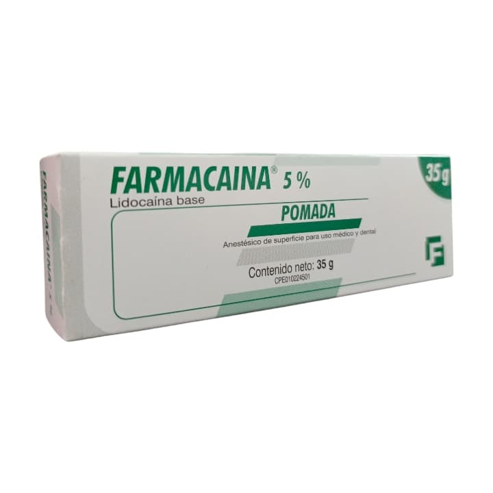 FARMACAINA 5%X35mg LAB FARMA LIDOCAINA - 1