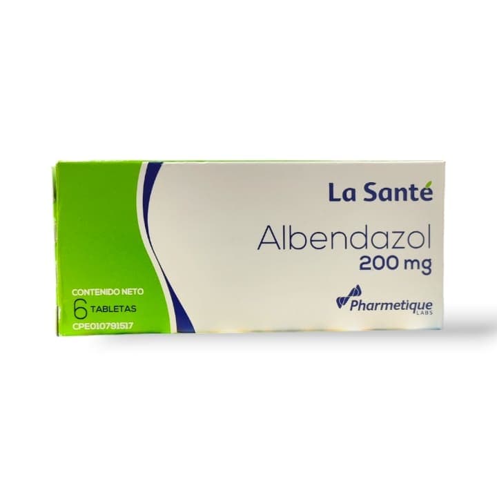 ALBENDAZOL LA SANTE 6tabx200mg - 1