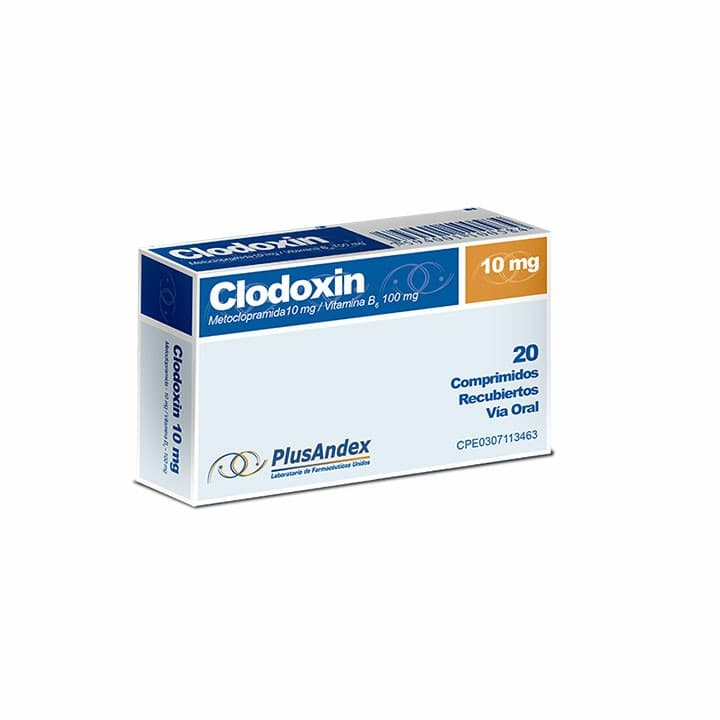 CLODOXIN 20compX10/100mg PLUSANDEX METOCLOPRA - 1